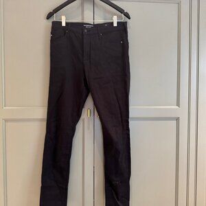 AG The Farrah Skinny Jeans – Black, High-Rise Skinny